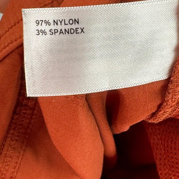 Duluth Womens Rust Brown Flat Front Utility Shorts Size 12 Durable Cotton Blend - Picture 7 of 7